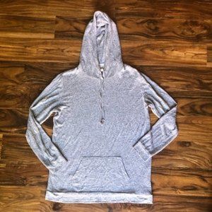 Andrea Jovine Tunic-Length Hooded Sweatshirt Med